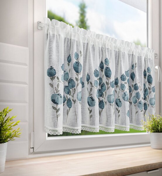 KRÁTKÁ ZÁCLONA NA PÁSCE POLA 150X60 CM VÍCEBAREVNÁ