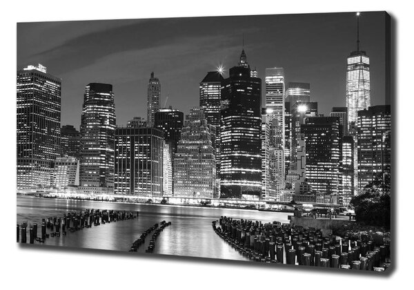 Foto obraz na plátně Manhattan noc oc-94703555