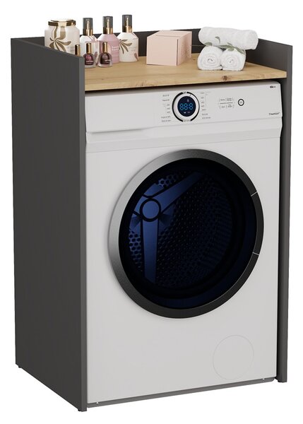 TP Living Koupelnová skříňka nad pračku POLA antracit/dub artisan