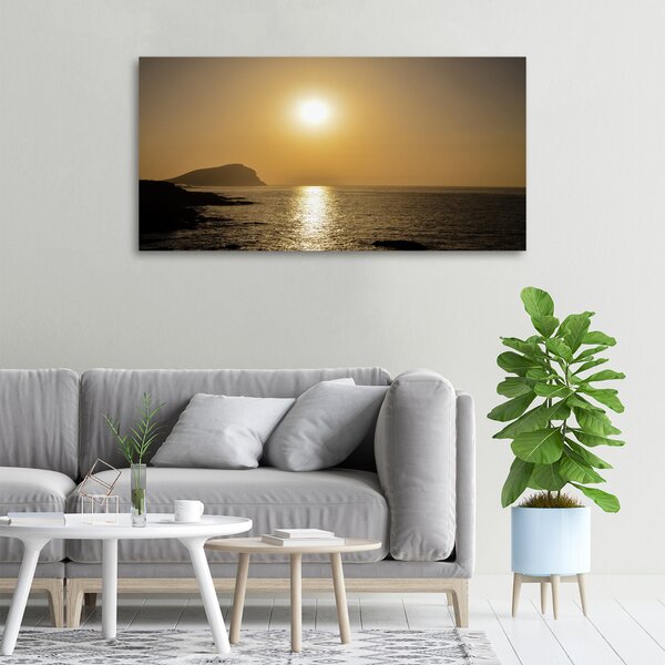 Moderní obraz canvas na rámu Západ slunce moře oc-94820820