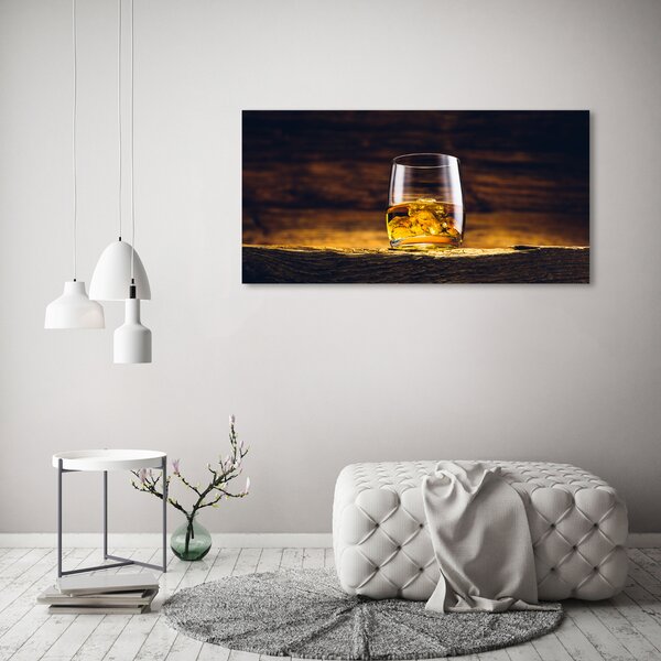 Foto-obraz fotografie na skle Bourbon ve sklenici osh-95142140