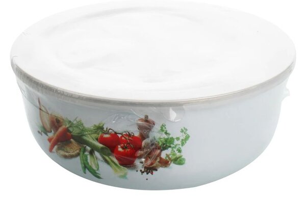 Smaltované misky s víčky, BANQUET