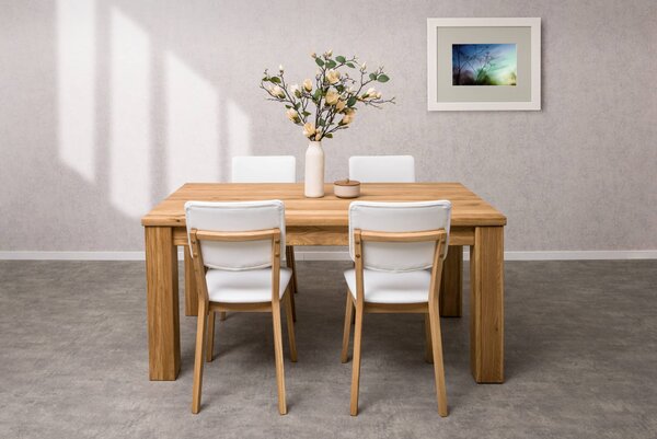 Rozkládací jídelní stůl Florencie z dubu - 1800(2500)x900 mm