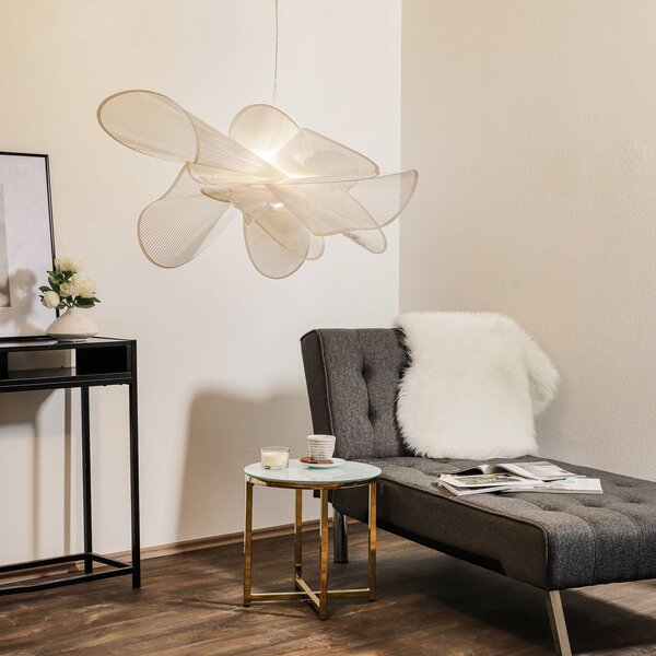 Slamp La Belle Étoile Large - závěsné světlo, 90cm, stmívatelný, Bílá / opál, Obývací pokoj / jídelna, Plast, Design