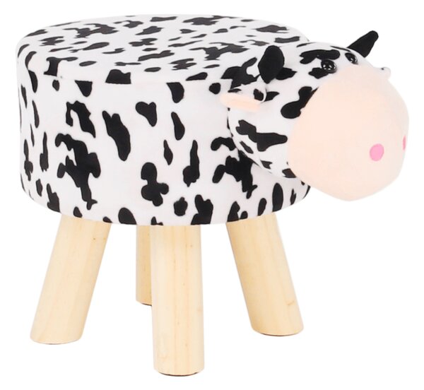 Taburetka Miley (bílá + černá)