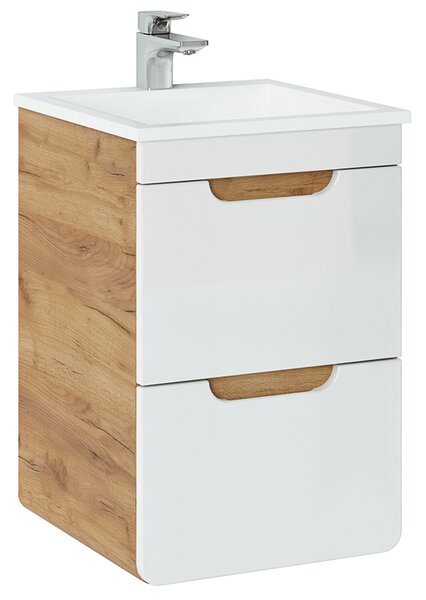 Koupelnová skříňka pod umyvadlo ARUBA WHITE 2S 40 cm