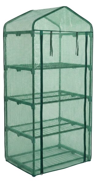 Mini fóliovník 4 patrový 68 x 49 x 158 cm