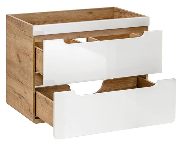 Koupelnová skříňka pod umyvadlo ARUBA WHITE 60 cm