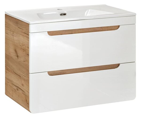 Koupelnová skříňka pod umyvadlo ARUBA WHITE 60 cm