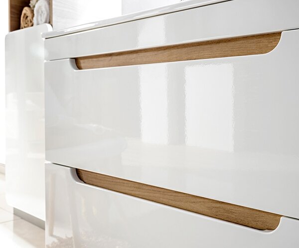 Koupelnová skříňka pod umyvadlo ARUBA WHITE 60 cm