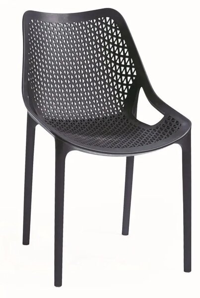 Zahradní židle Rojaplast plast černá