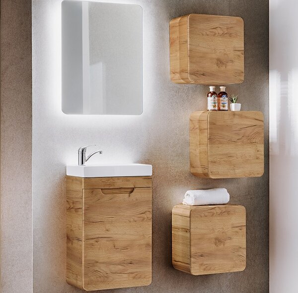Koupelnová závěsná skříňka čtverec ARUBA CRAFT