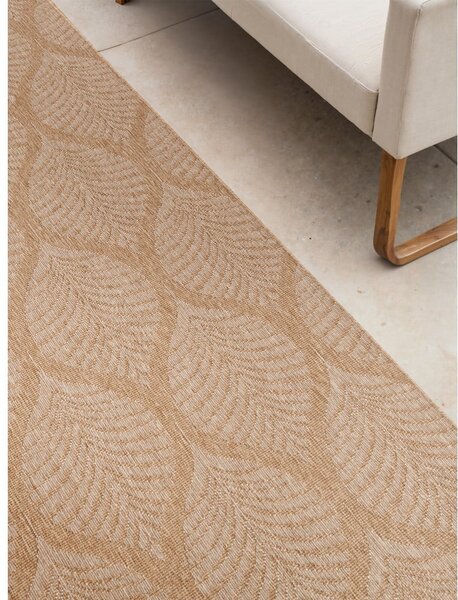 Vnitřní a venkovní běhoun v béžové a slonovinové barvě 80x250 cm Duet Liora – NORTHRUGS