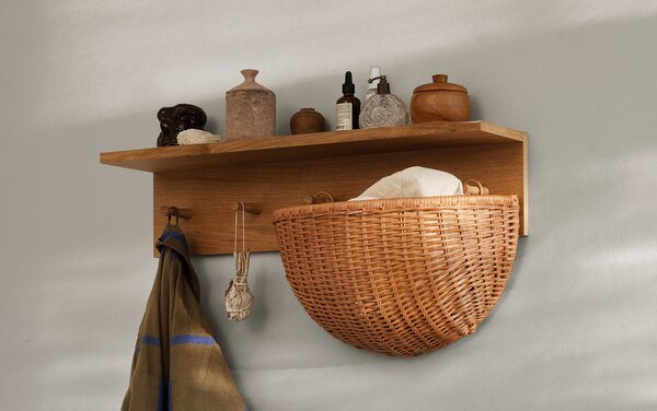 Ferm Living designové nástěnné úložné boxy Braided Wall Pockets (2 kusy)