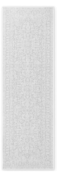 Vnitřní a venkovní běhoun v šedé a slonovinové barvě 80x250 cm Duet Kona – NORTHRUGS