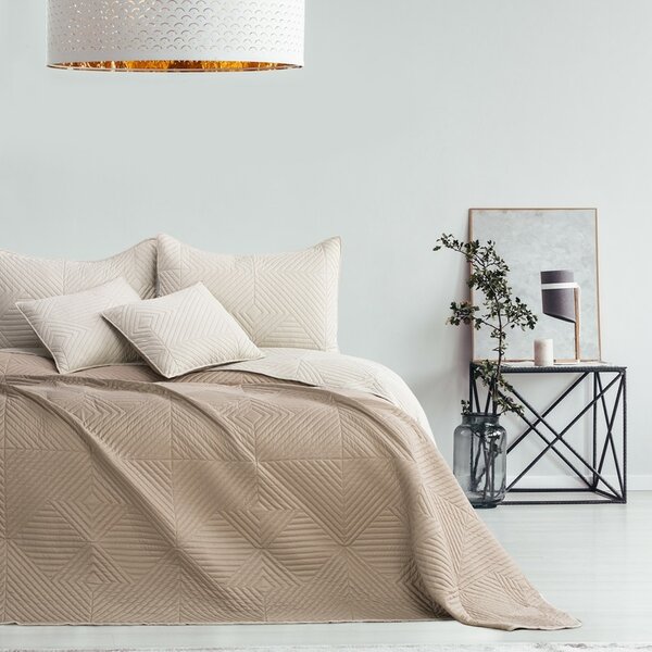 AmeliaHome Přehoz na postel Softa beige - cappucino, 220 x 240 cm