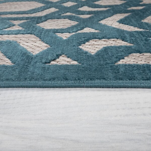 Modrý venkovní koberec 230x160 cm Oro - Flair Rugs