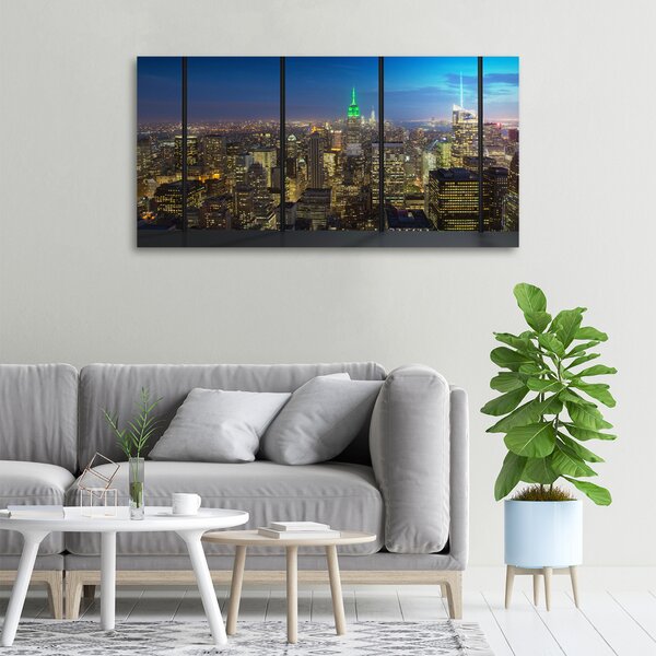 Moderní fotoobraz canvas na rámu New York noc oc-96183683