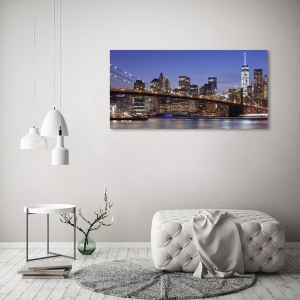 Foto obraz canvas Manhattan noc oc-96191867