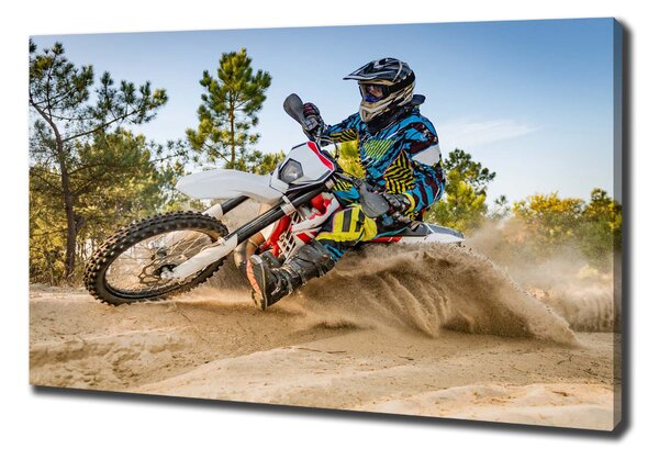 Foto obraz tištěný na plátně Motokross oc-96129876