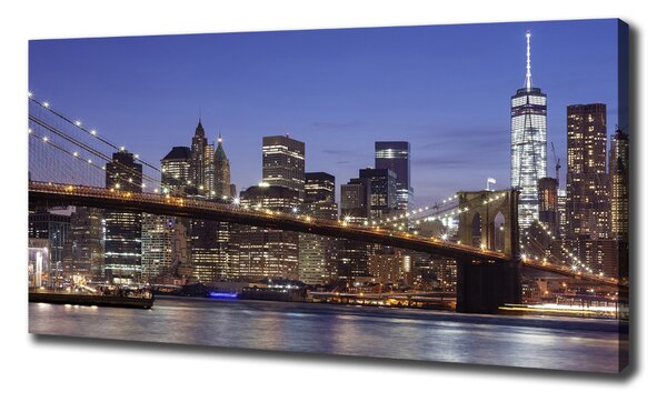 Foto obraz canvas Manhattan noc oc-96191867
