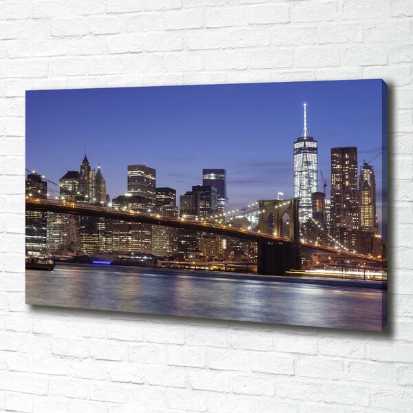 Foto obraz canvas Manhattan noc oc-96191867