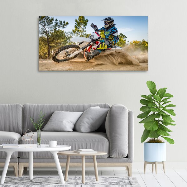 Foto obraz tištěný na plátně Motokross oc-96129876