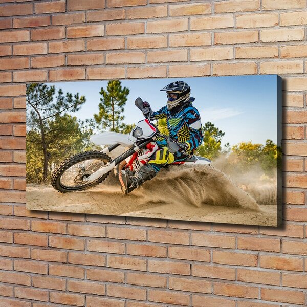 Foto obraz tištěný na plátně Motokross oc-96129876