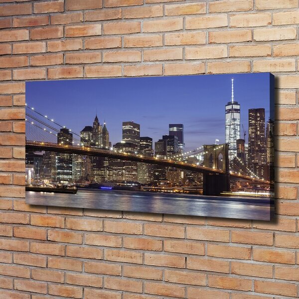 Foto obraz canvas Manhattan noc oc-96191867