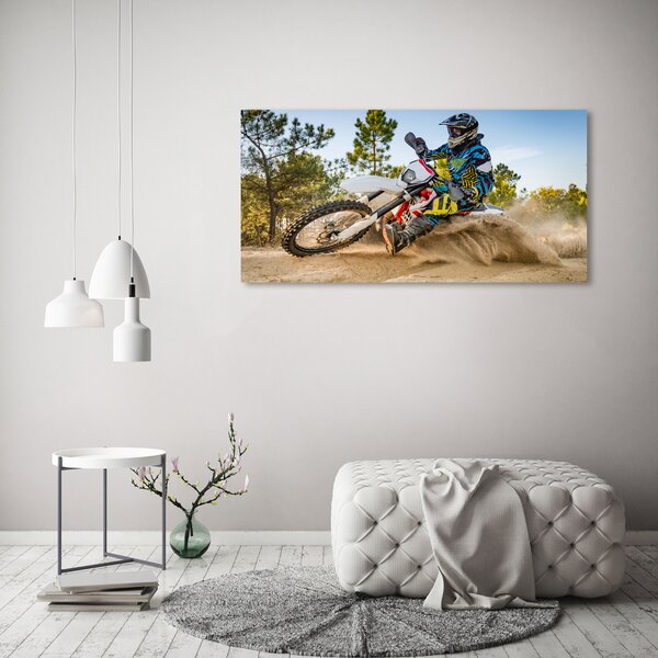 Foto obraz tištěný na plátně Motokross oc-96129876