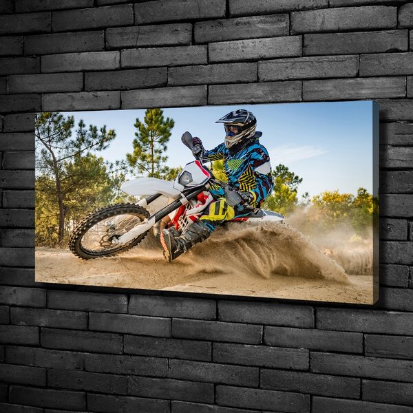 Foto obraz tištěný na plátně Motokross oc-96129876