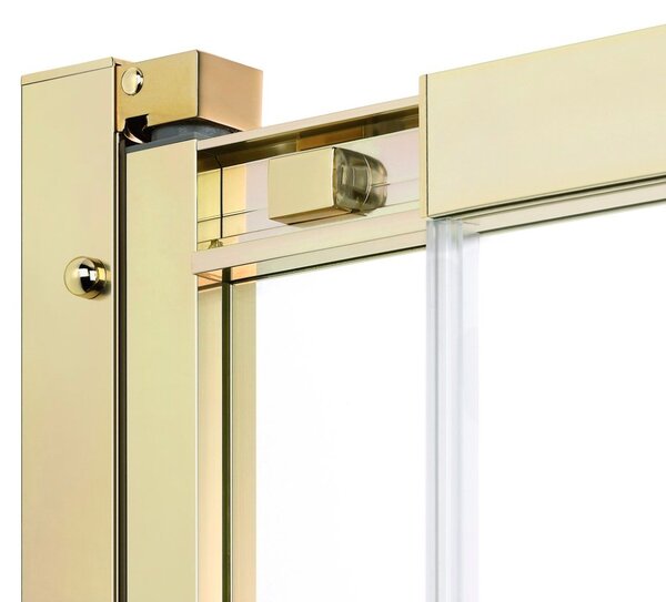 New Trendy Smart Light Gold sprchové dveře 150 cm posuvné zlatá lesk/průhledné sklo EXK-4218