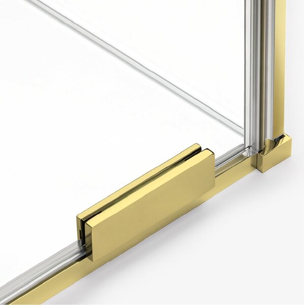 New Trendy Smart Light Gold sprchové dveře 150 cm posuvné zlatá lesk/průhledné sklo EXK-4218