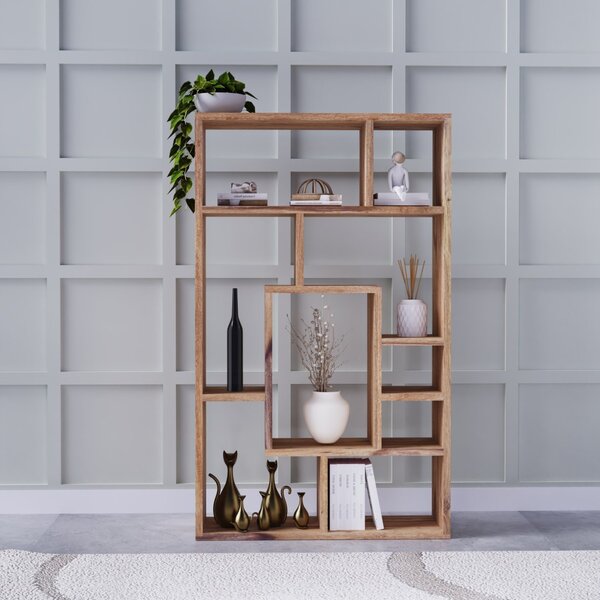 Knihovna Rami 90x150x30 z indického masivu palisandr