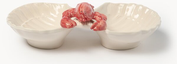Ručně malovaný servírovací talíř Lobster