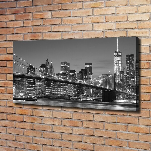 Moderní obraz canvas na rámu Manhattan noc oc-96464167
