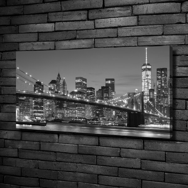 Moderní obraz canvas na rámu Manhattan noc oc-96464167