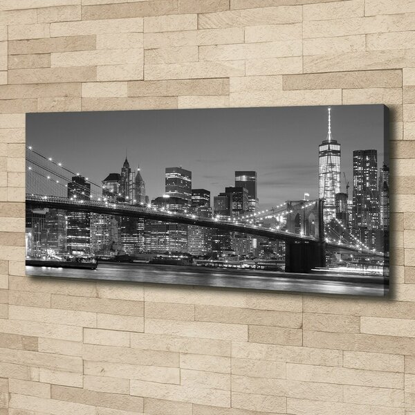 Moderní obraz canvas na rámu Manhattan noc oc-96464167