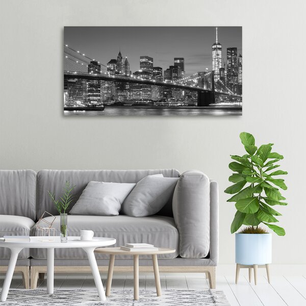 Moderní obraz canvas na rámu Manhattan noc oc-96464167