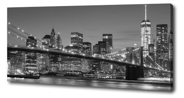 Moderní obraz canvas na rámu Manhattan noc oc-96464167