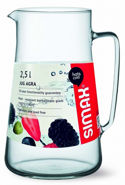 Simax džbán Agra z varného skla 2,5 l