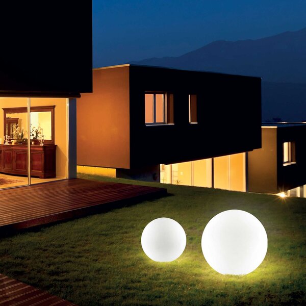 Ideal Lux Venkovní stojací lampa SOLE ⌀20cm, IP44