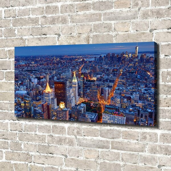 Moderní fotoobraz canvas na rámu Manhattan noc oc-96722456
