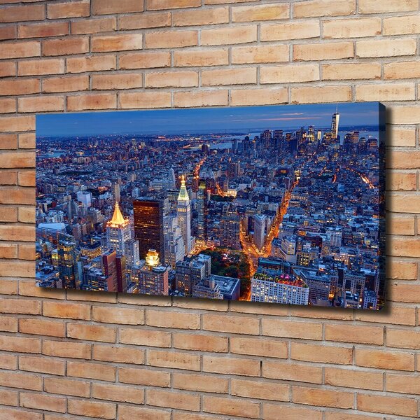 Moderní fotoobraz canvas na rámu Manhattan noc oc-96722456