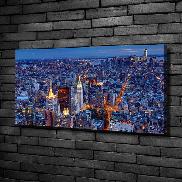 Moderní fotoobraz canvas na rámu Manhattan noc oc-96722456