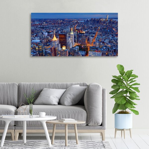Moderní fotoobraz canvas na rámu Manhattan noc oc-96722456