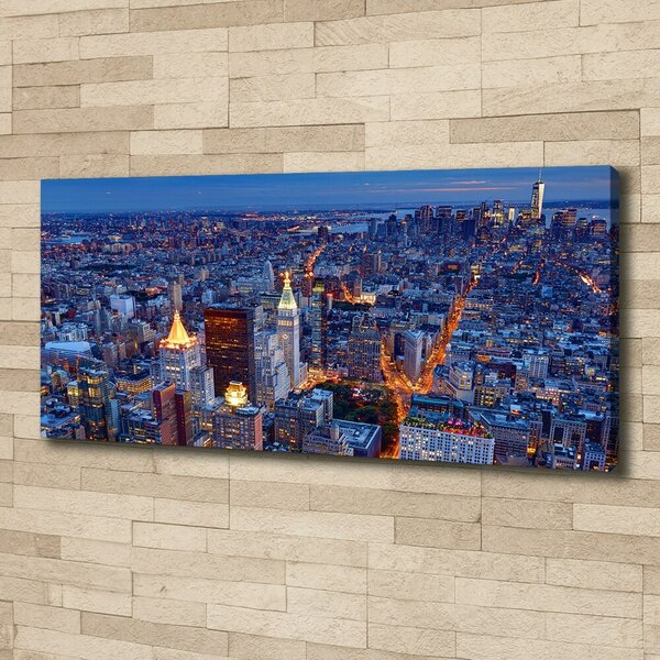 Moderní fotoobraz canvas na rámu Manhattan noc oc-96722456