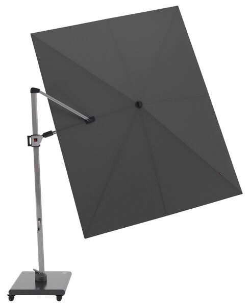 Knirps HYPERION 330 x 240 PRESTIGE - luxusní výkyvný zahradní slunečník s boční tyčí