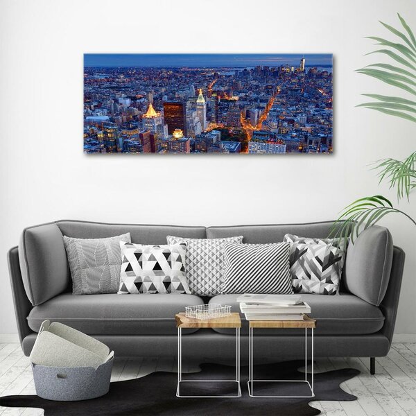 Moderní fotoobraz canvas na rámu Manhattan noc oc-96722456