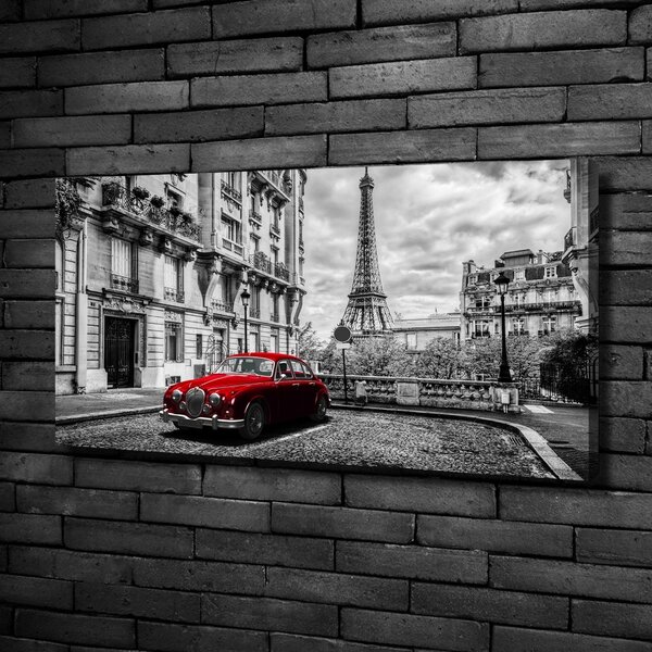 Foto obraz canvas Červená limuzína oc-96836225